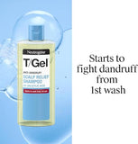 Neutrogena T/Gel Scalp Relief Shampoo 250ml - Soothes Itchy, Flaky Scalp with Salicylic Acid