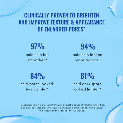 Good Molecules Niacinamide Brightening Toner - Pore Minimizer with Arbutin for Balanced Skin Tone