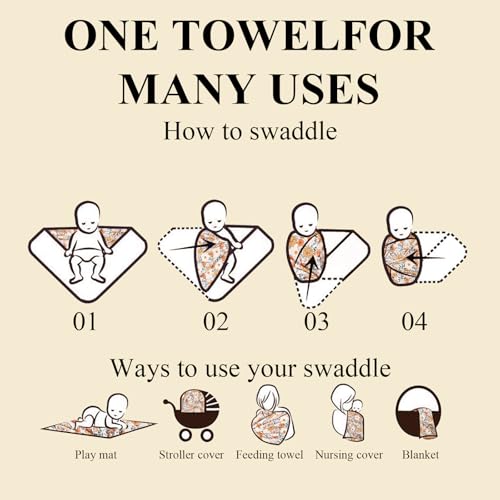 Soft & Skin-Friendly Baby Swaddle Blanket & Headband Set - Charming Pink