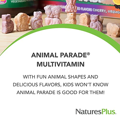 Nature's Plus Animal Parade Children's Chewable Multivitamin - Assorted Flavors, 180 Animals
