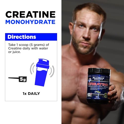 ALLMAX Nutrition Creatine Monohydrate Powder - 1000g | Unflavored | Muscle Strength & Recovery