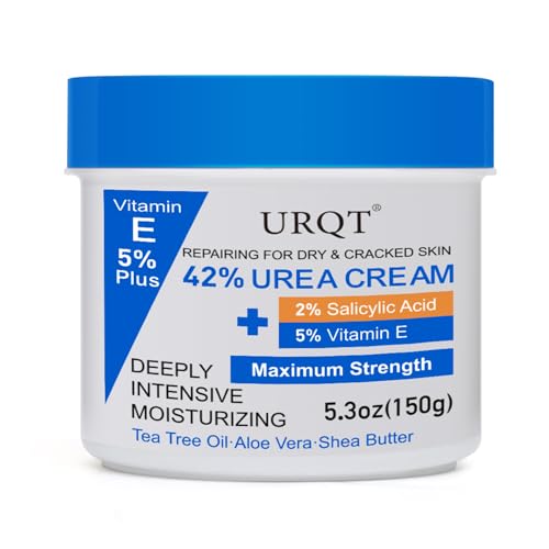 42% Urea Cream for Dry & Cracked Skin - Maximum Strength Foot & Hand Repair with Salicylic Acid & Natural Oils