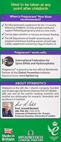 Vitabiotics Biotin with Collagen & Zinc Pregnacare Tablets - 56 Tablets