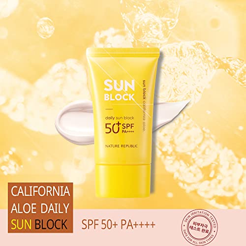 Nature Republic Aloe USA Sunblock SPF50+ PA++++ Daily Moisture Sunscreen 2021 57 ml