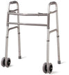 Dorra JL9637L Foldable Aluminum Walking Aid for Seniors with 5-Inch Double Wheels