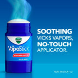 Vicks VapoStick Solid Balm - Soothing Non-Medicated Vapors, 1.25oz (2 Pack)