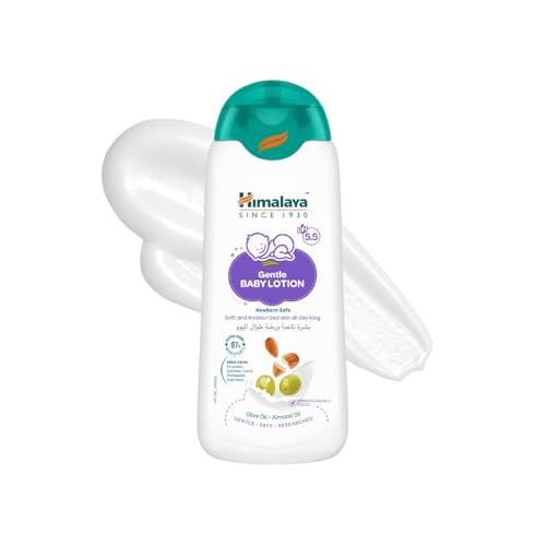 Himalaya Baby Lotion - No Parabens, Dyes or Synthetic Colors, 400ml