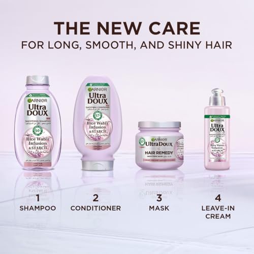 Garnier Ultra Doux Rice Water Shampoo - Gentle Cleansing & Shine