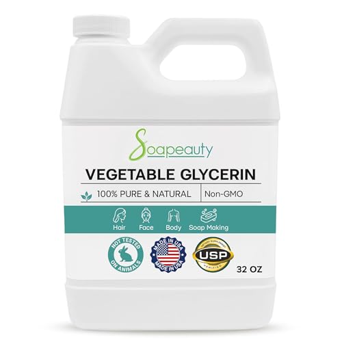 Soapeauty Organic Vegetable Glycerin USP - 32oz (Non-GMO, Natural)