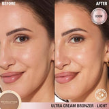 Revolution Beauty London Ultra Cream Bronzer - Light | 12g | Natural Glow