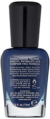 Zoya Ryan ZP752 Nail Polish, 15 ml (Deep Blue Shimmer)