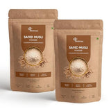 Herbal Max Safed Musli Powder - Pure White Musli for Energy & Vitality, 200g Pack of 2