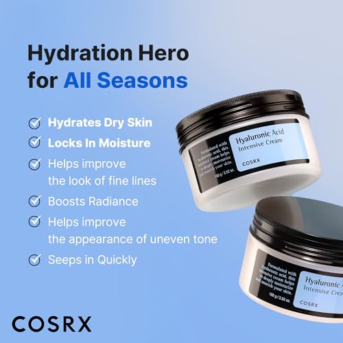COSRX Hyaluronic Acid Intensive Cream - Deep Hydration for Plump Skin, 100ml