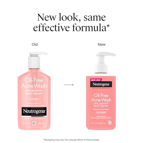Neutrogena Oil-Free Salicylic Acid Pink Grapefruit Pore Cleansing Acne Wash with Vitamin C - 9.1 fl. oz