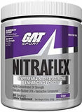 GAT Sport Nitraflex Pre-Workout Powder - Grape Flavor (300g)