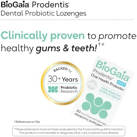 BioGaia Prodentis Mint Lozenges: Fresh Breath & Healthy Gums