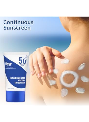 Hyaluronic Acid Sun Gel SPF50+, Daily UV Defense for Face & Body