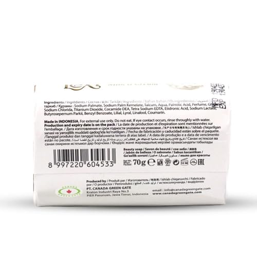 Refreshing Love Cream & Milk Beauty Soap - 70g for Soft & Nourished Skin