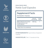 Eclectic Institute Raw Freeze-Dried Nettle Leaf Supplement - Sinus Support, Histamine Response & Respiratory Wellness - 90 Capsules