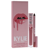 Kylie Cosmetics Velvet Lip Kit 705 Charm Women's 2 Pc 0.10oz Velvet Liquid Lipstick 0.039oz Lip Liner