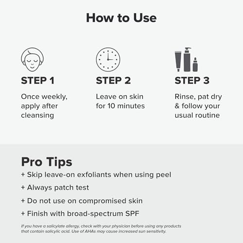 Paula's Choice SKIN PERFECTING 25% AHA + 2% BHA Exfoliant Peel - Fragrance-Free & Paraben-Free (1 Oz)