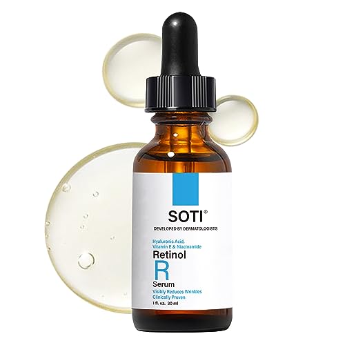 2.5% Retinol Face Serum - Anti-Aging Wrinkle Reduction with Collagen, Hyaluronic Acid & Niacinamide - 30ml