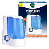 Vicks Warm Mist Humidifier & Vaporizer, 1 Gallon Tank - For Medium to Large Rooms
