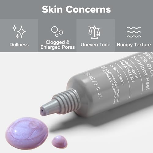 Paula's Choice SKIN PERFECTING 25% AHA + 2% BHA Exfoliant Peel - Fragrance-Free & Paraben-Free (1 Oz)