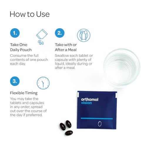 Orthomol Vision Eye Health Supplement - 30 Daily Capsules