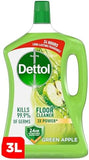 Dettol Power Floor Cleaner - Green Apple Scent (3L)