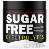 Sugar-Free Electrolytes Fast Hydration Powder - Zero Calorie, Keto-Friendly Electrolyte Blend (Unflavored)