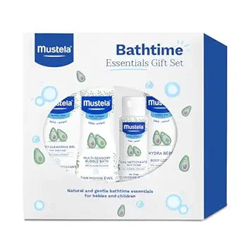 Mustela Baby Bath Time Essentials Gift Set - 4 Items