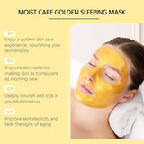 Nalacal Gold Collagen Overnight Sleeping Mask 120g - Hydrating Firming Peel-Off for Acne-Prone Skin