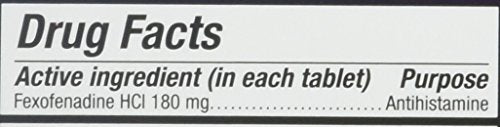 Allegra Allergy Original Prescription Strength 180mg - 90 Count Non-Drowsy Fast-Acting Relief