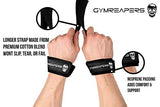 Gymreapers Premium Lifting Wrist Straps - Neoprene Padded for Weightlifting & Deadlifts