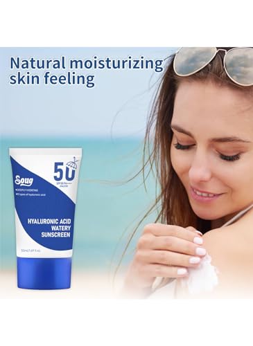 Hyaluronic Acid Sun Gel SPF50+, Daily UV Defense for Face & Body