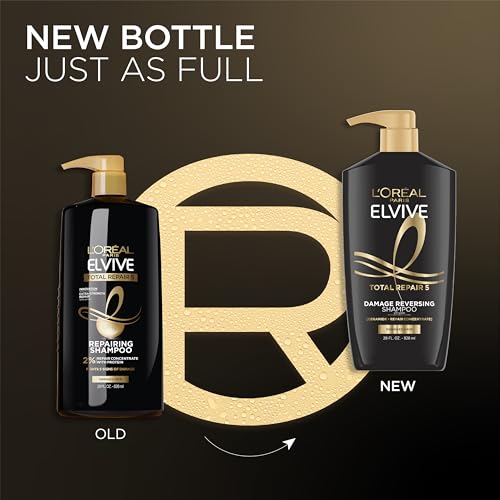 L'Oreal Paris Elvive Total Repair 5 Repairing Shampoo for Damaged Hair - 28 Fl Oz