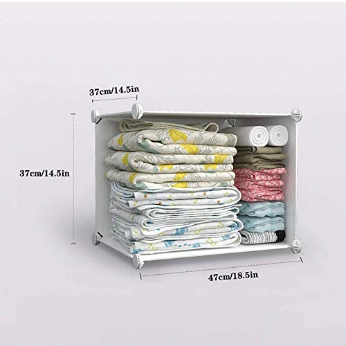 U HOOME 8-Cube Portable Modular Wardrobe & Storage Organizer