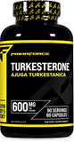 Primaforce Turkesterone 600mg 90 Capsules - Natural Anabolic Non-GMO Gluten-Free Muscle Builder
