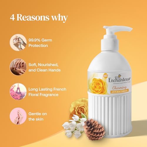 Enchanteur Charming Hand Soap: Citrusy Floral Delight (300ml)