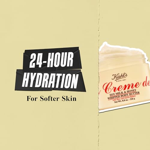 Kiehl's Creme de Corps Whipped Body Butter - 24-Hour Hydration & Nourishment
