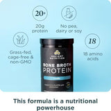 Ancient Nutrition Bone Broth Protein - Vanilla - Supports Gut Health & Muscle Recovery