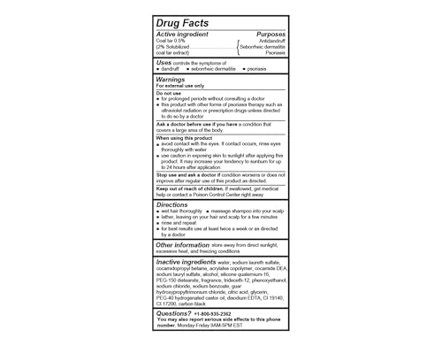 Quality Choice Therapeutic T+Plus Original Strength Coal Tar Gel Dandruff Shampoo - 16 fl oz