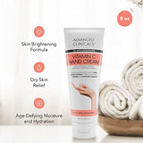 Advanced Clinicals Vitamin C Body & Hand Lotion - Intense Hydration for Dry Skin