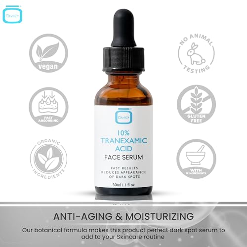 OMIC 10% Tranexamic Acid Serum 30ml – Skin Brightening for Brown Spots