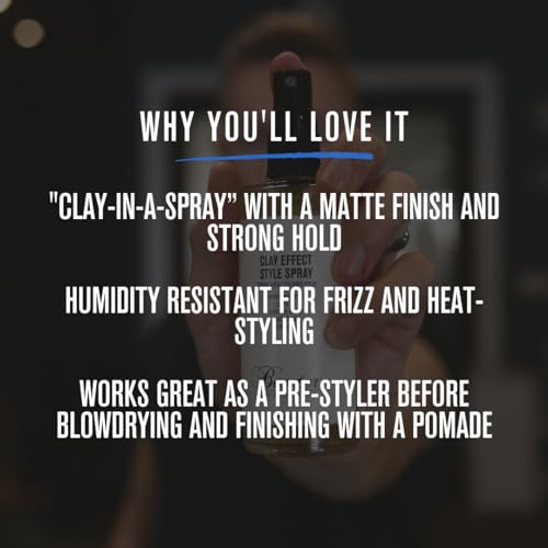 Baxter of California Clay Effect Hair Styling Spray for Men - Textured Hold