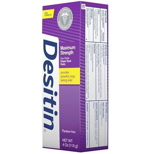 DESITIN Maximum Strength Diaper Rash Paste - 3 Pack (4 Ounce)