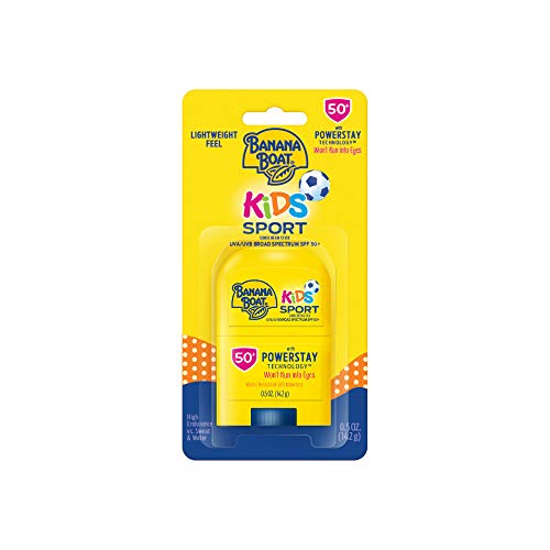 Banana Boat Kids Sport Sunscreen Stick SPF 50, 0.5oz, Oxybenzone Free