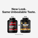 Muscletech Nitro-Tech 100% Whey Gold Protein - Fast Recovery & Muscle Builder - Double Rich Chocolate - 5 lbs