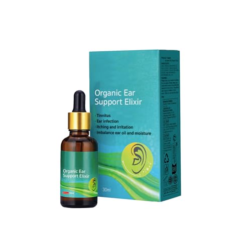 Ear Care Elixir for Tinnitus and Earache Relief - Anti-Bacterial Ear Drops for Ear Canal Health